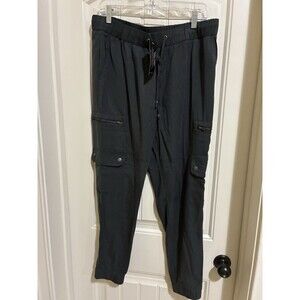 BANANA REPUBLIC Tencel Cargo Jogger Women's Size L Green NWT